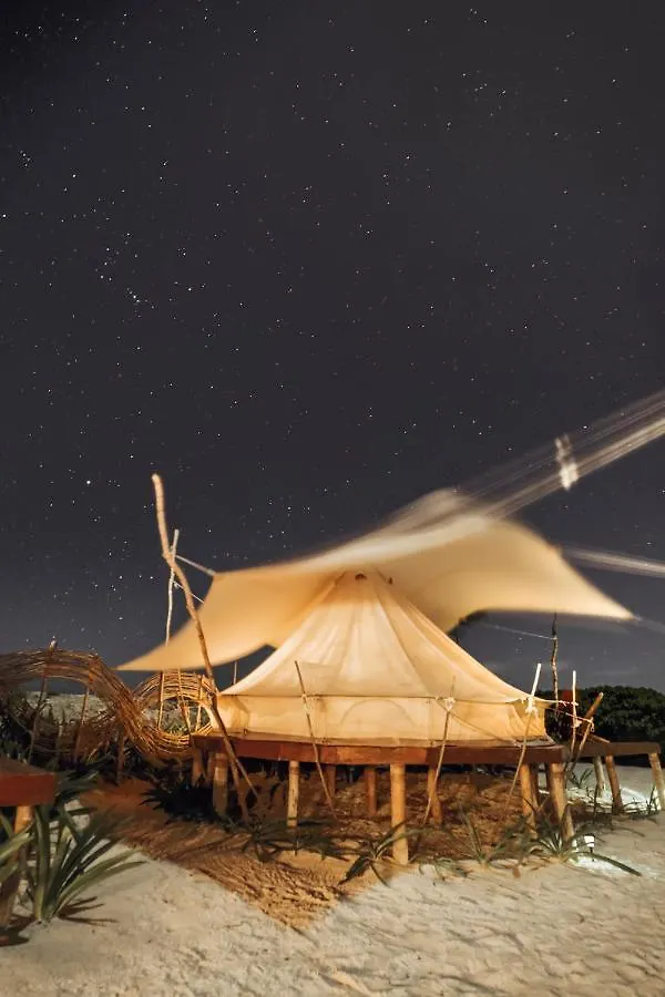 Glamp Ikal Tulum Hotel Luxe tent