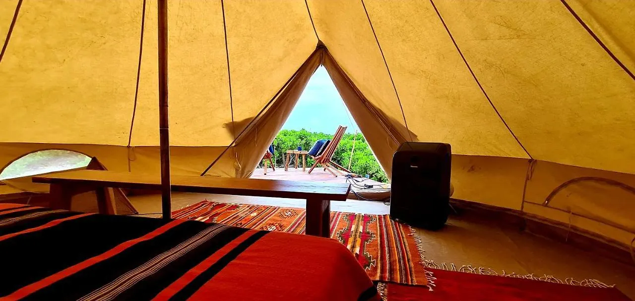 Glamp Ikal Tulum Hotell Lyxtält